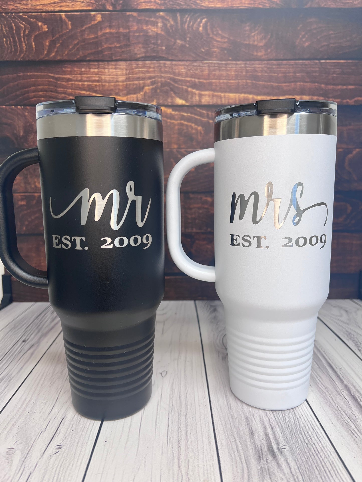 Mr/Mrs 40 oz Tumblers